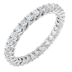 Platinum 1 7/8 CTW Natural Diamond Eternity Band