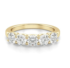 14KY 2CTW LG 5 RB DIA BAND SZ 6.5