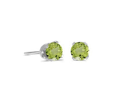 PERIDOT STUD EARRINGS