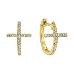 DIAMOND HOOP EARRINGS