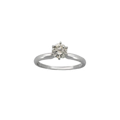 14KW .50CT RB G, SI2 SOLT ENG RING SZ 7