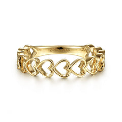 Gold Fashion Rings  -  Women'
