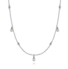 Sterling Silver Pendants with Stone