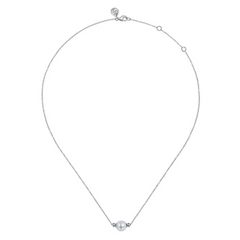 Sterling Silver Pearl Pendant