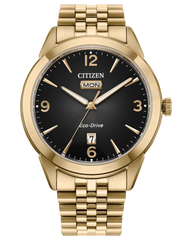 GNTS ECO WR100 GP BLK DIAL W JUBILEE BAND
